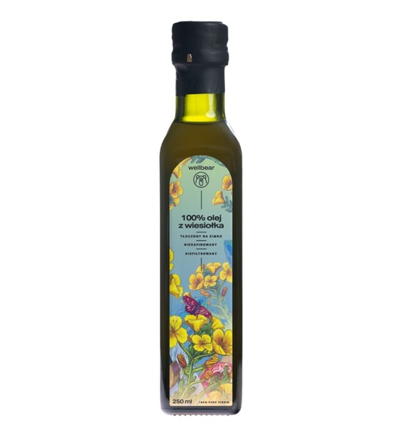 Wellbear Olej z wiesiołka zimnotłoczony - 250 ml