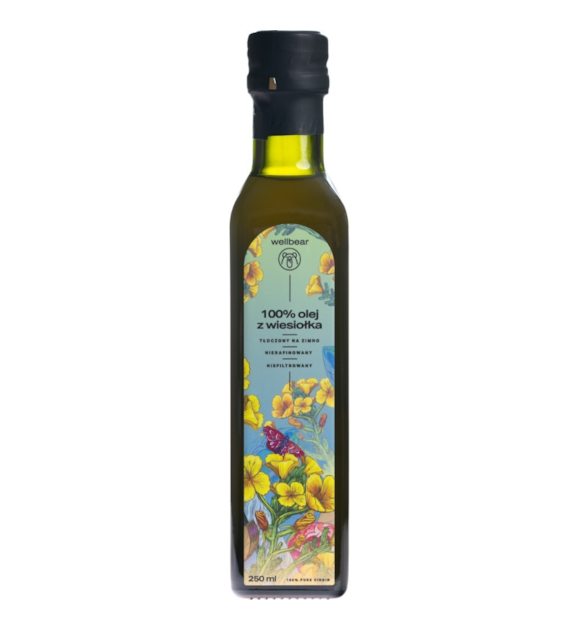 Wellbear Olej z wiesiołka zimnotłoczony - 250 ml