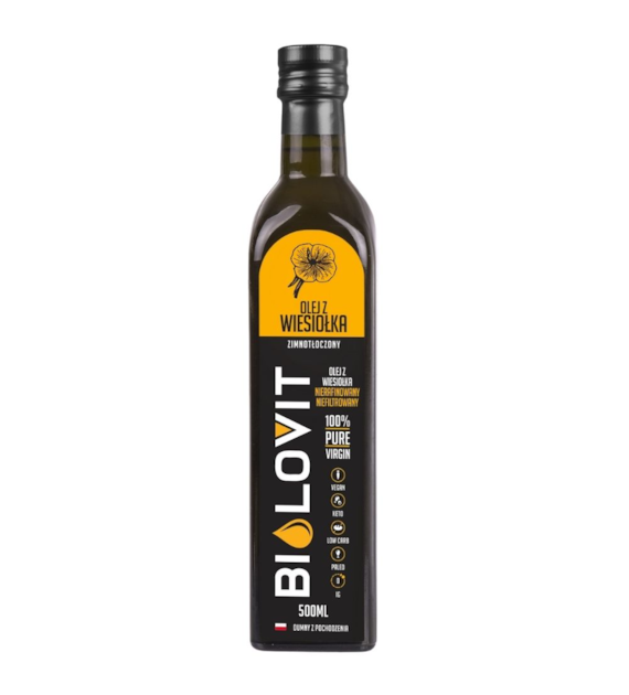 Wellbear Olej z wiesiołka zimnotłoczony - 500 ml
