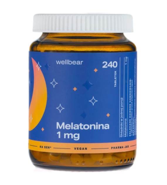 Wellbear Melatonina 1 mg - 240 tabletek