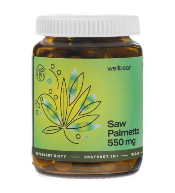 Wellbear Saw Palmetto 550 mg - 60 kaps