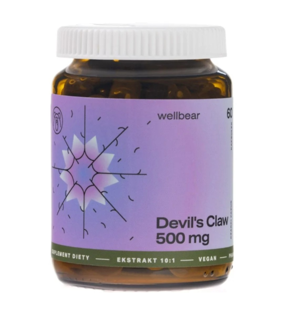 Wellbear Devil's Claw 500 mg - 60 kapsułek
