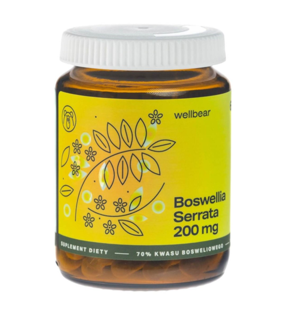 Wellbear Boswellia (Kadzidłowiec indyjski) 200 mg - 60 kapsułek