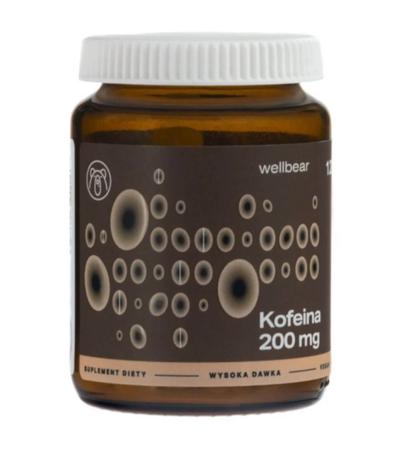 Wellbear Kofeina 200 mg - 120 tabletek