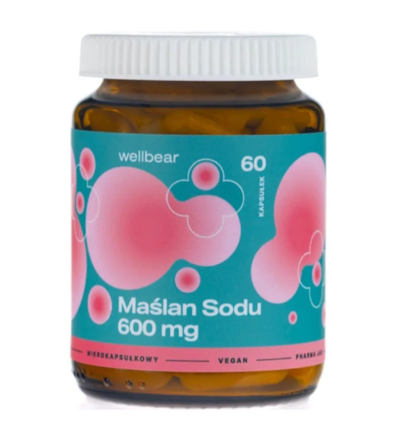 Wellbear Maślan sodu - 60 kapsułek