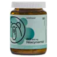 Wellbear Witamina B3 500 mg (Niacynamid) - 60 kapsułek