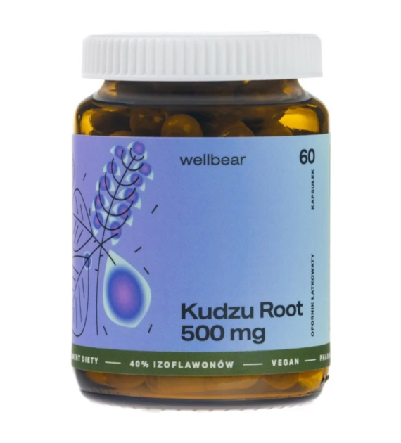 Wellbear Kudzu 500 mg - 60 kapsułek