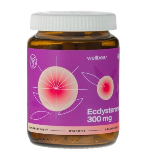 Wellbear Ecdysterone (Ekdysteron) 300 mg - 60 kapsułek
