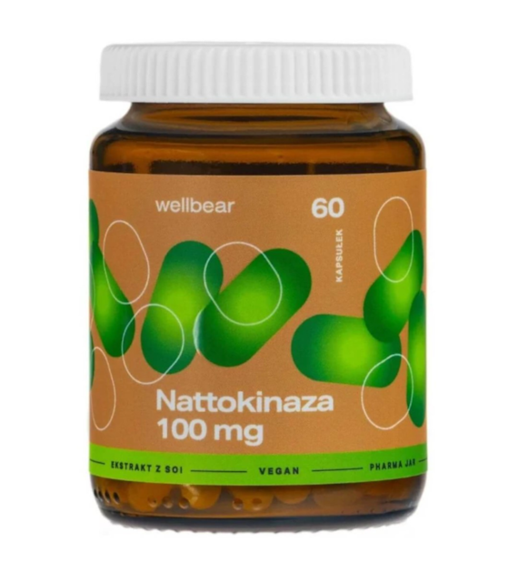 Wellbear Nattokinase (Nattokinaza) 100mg - 60 kapsułek