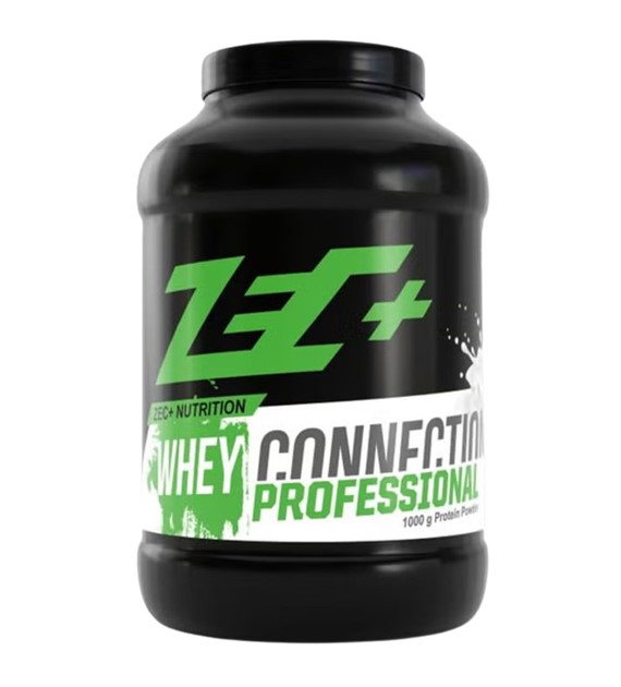 ZEC+ Whey Connection Proffesional, Odżywka białkowa, wanilia - 1000 g